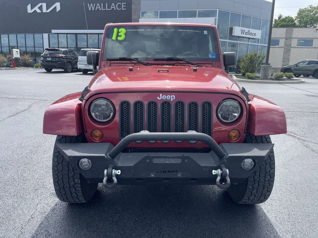 2013 Jeep Wrangler — side profile view