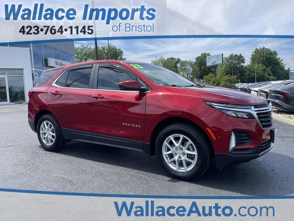 2023 Chevrolet Equinox LT in Radiant Red Tintcoat — front three-quarter view