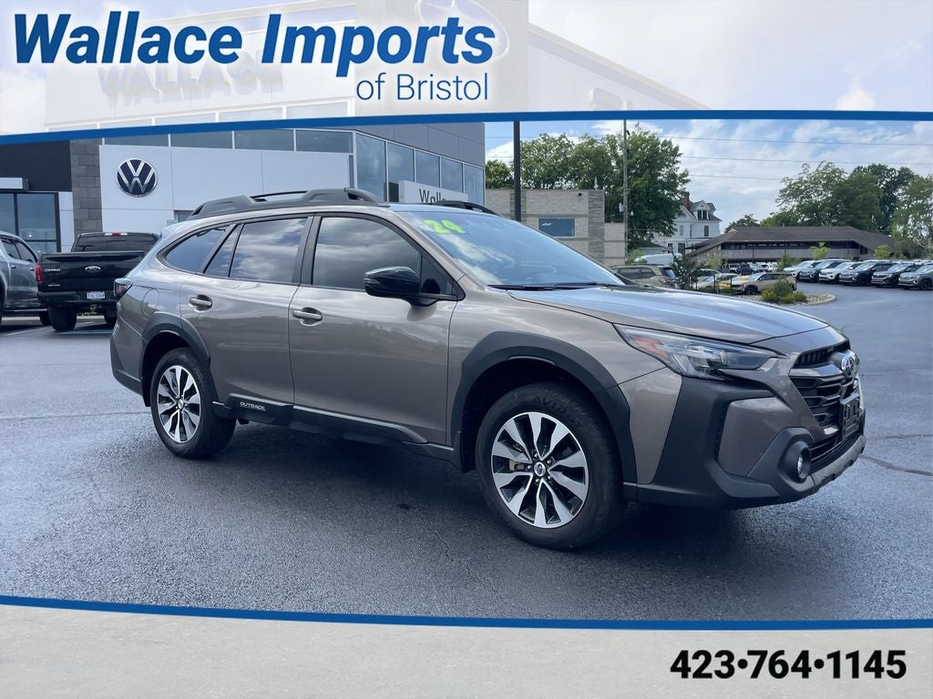 2024 Subaru Outback Limited in Brilliant Bronze Metallic — front three-quarter view