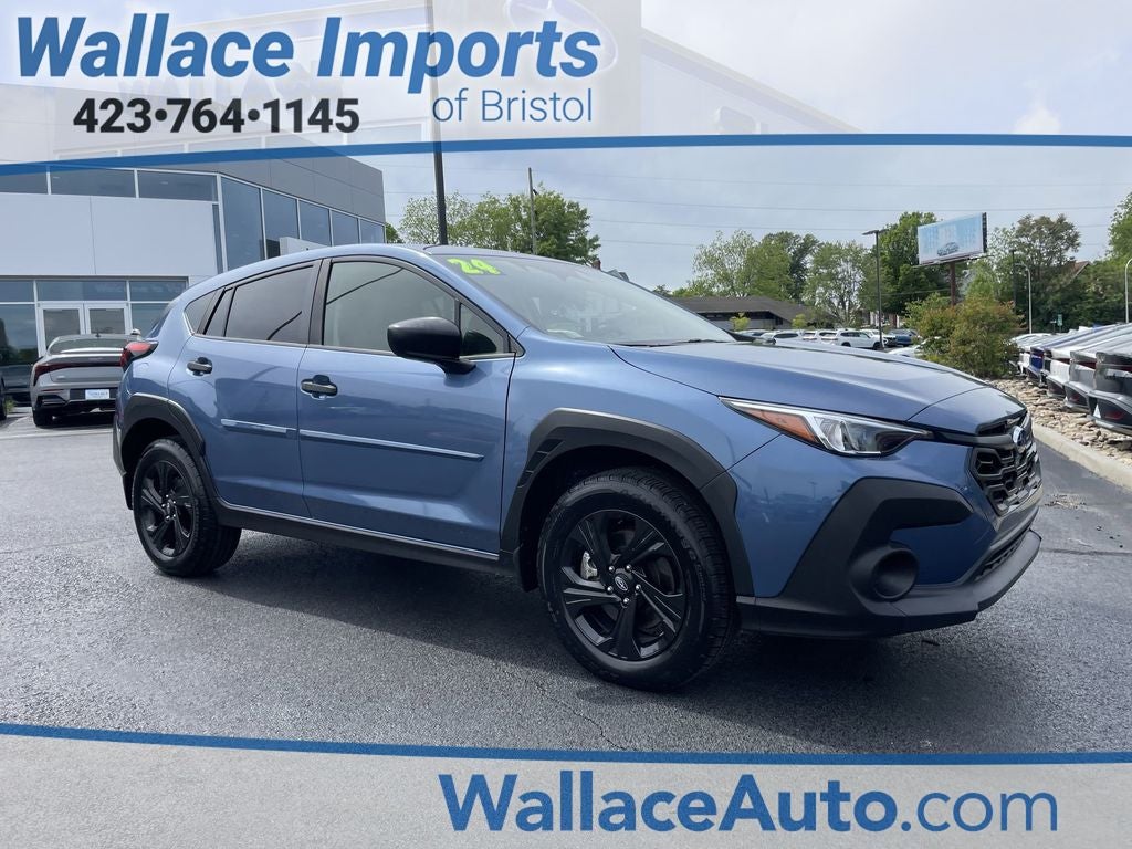 2024 Subaru Crosstrek Base in Horizon Blue Pearl — front three-quarter view