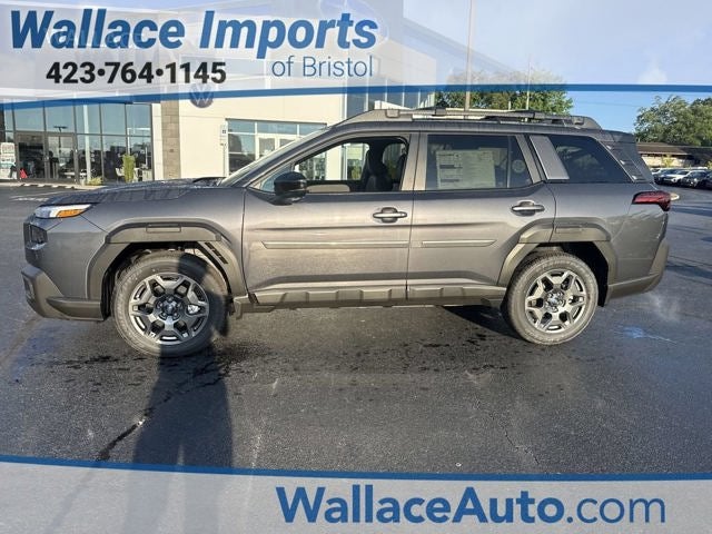 2026 Subaru OUTBACK Premium in Magnetite Gray Metallic — front three-quarter view