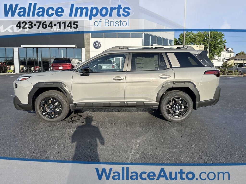 2026 Subaru OUTBACK Limited in River Rock Pearl — front three-quarter view