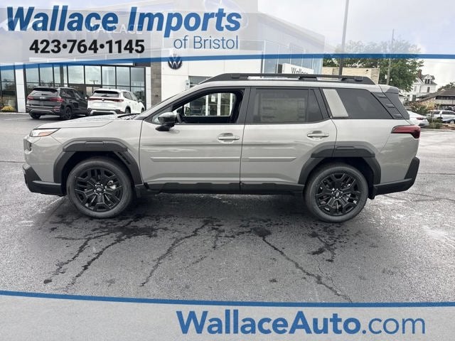 2026 Subaru OUTBACK Limited XT in River Rock Pearl — front three-quarter view