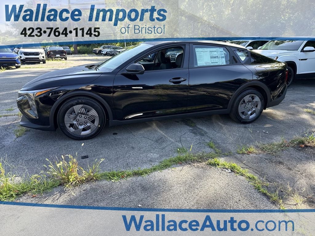 2026 Kia K4 LX in Aurora Black Pearl — front three-quarter view