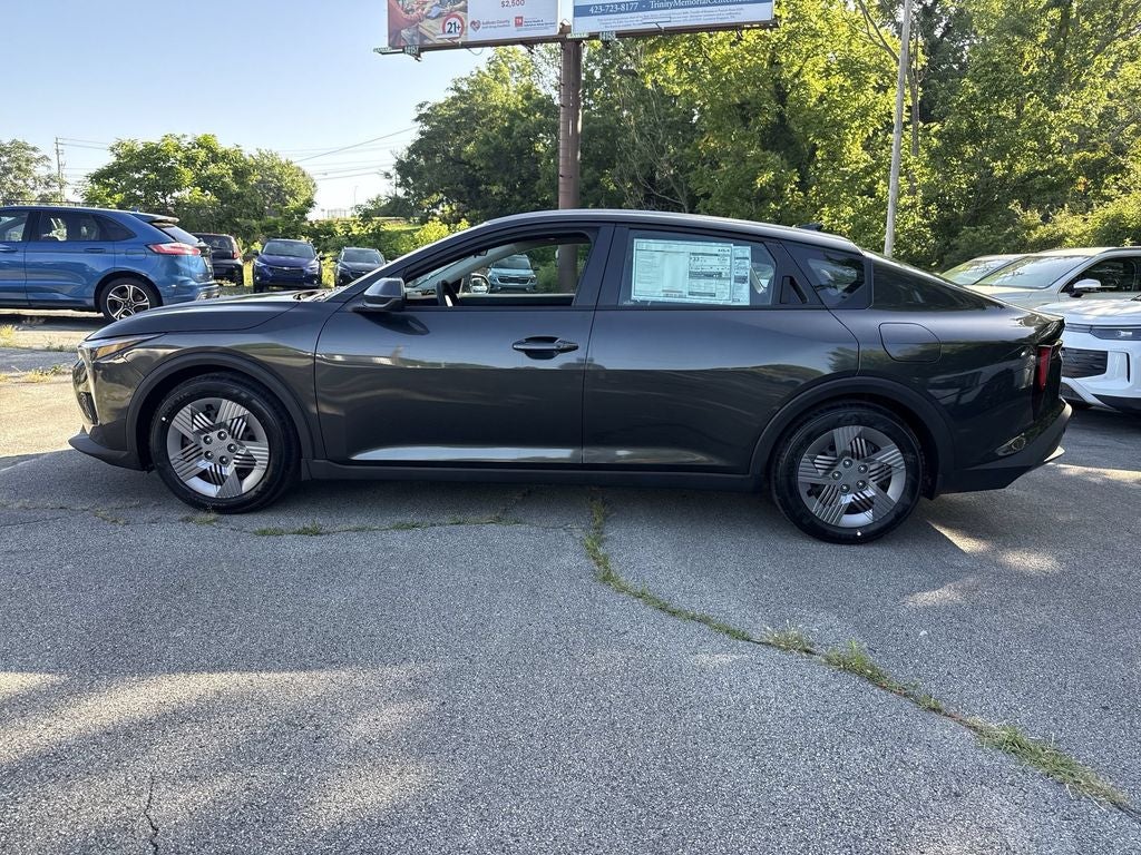2026 Kia K4 LX in Interstellar Gray — front three-quarter view