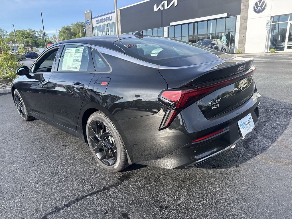 2026 Kia K5 — rear three-quarter view